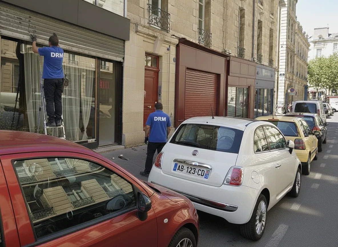 Déblocage de rideau métallique bloqué à Pantin